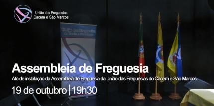  EDITAL N.º 5/2021 - Ato de instalação da Assembleia de Freguesia da União das Freguesias do Cacém e São Marcos,