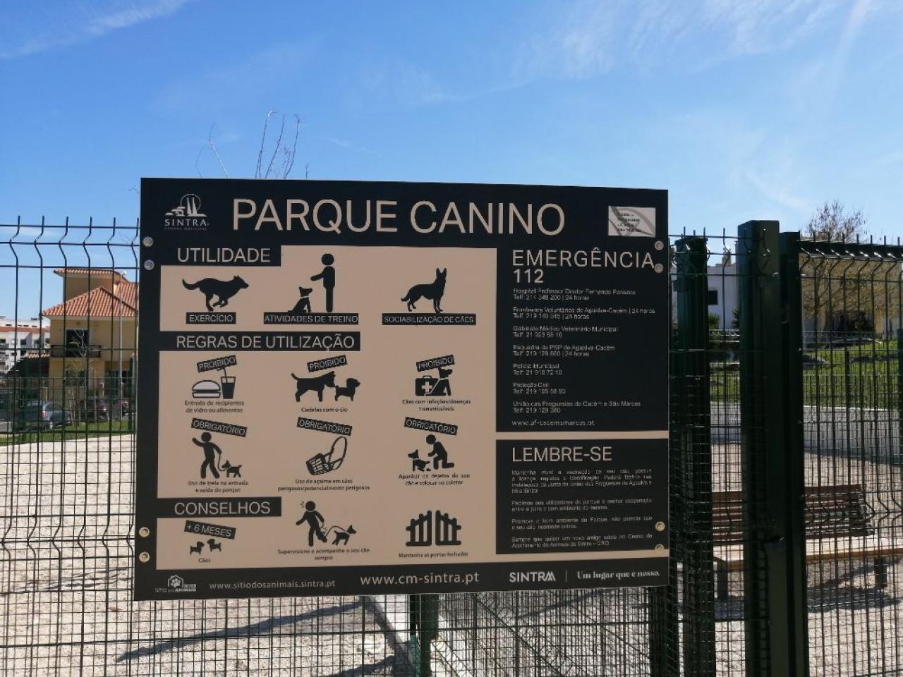 Informação - Manutenção do Espaço Canino da R. das Colegiadas | Cacém Informação - Manutenção do Espaço Canino da R. das Colegiadas | Cacém