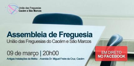 EDITAL n.º 01/2023 - Sessão Extraordinária da Assembleia de Freguesia da União das Freguesias