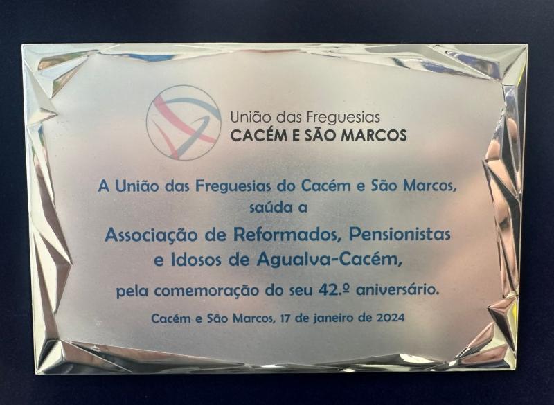 42ª Aniversário da Associação de Reformados, Pensionistas e Idosos de Agualva-Cacém