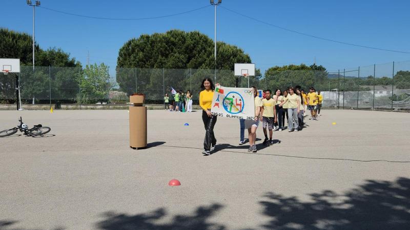 Dia Olímpico na Escola Básica e Secundária Gama Barros (Cacém) 