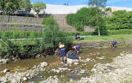 Ação de Limpeza na Ribeira das Jardas