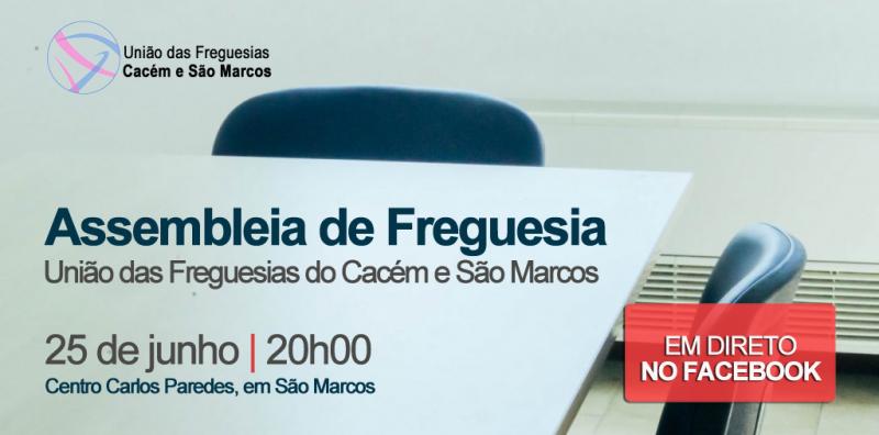 EDITAL n.º 03/2024 - Sessão Ordinária da Assembleia de Freguesia da União das Freguesias do Cacém e São Marcos