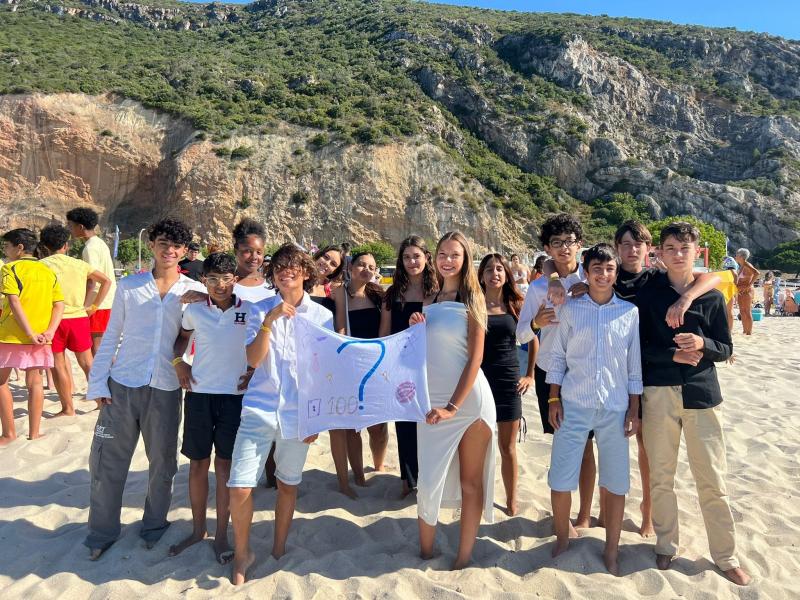 Passeio até à praia da Figueirinhado 2°Turno -  Colónia de Férias "Animar Cacém e São Marcos".