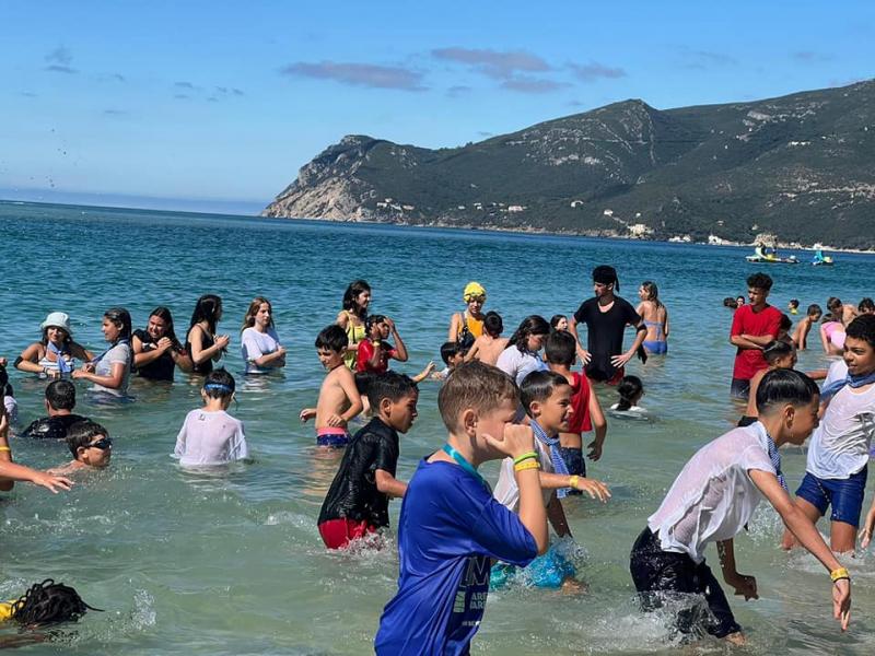  Passeio até à praia da Figueirinha - 1°Turno | Colónia de Férias "Animar Cacém e São Marcos"