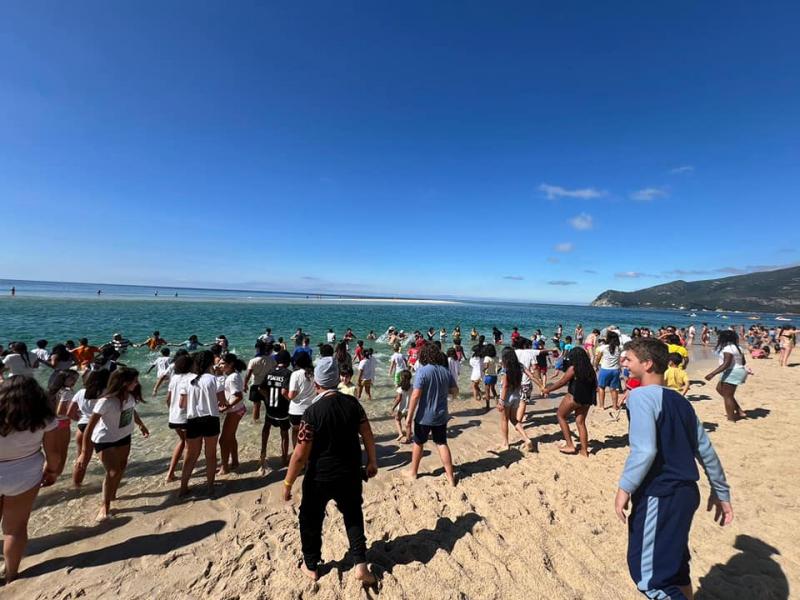  Passeio até à praia da Figueirinha - 1°Turno | Colónia de Férias "Animar Cacém e São Marcos"