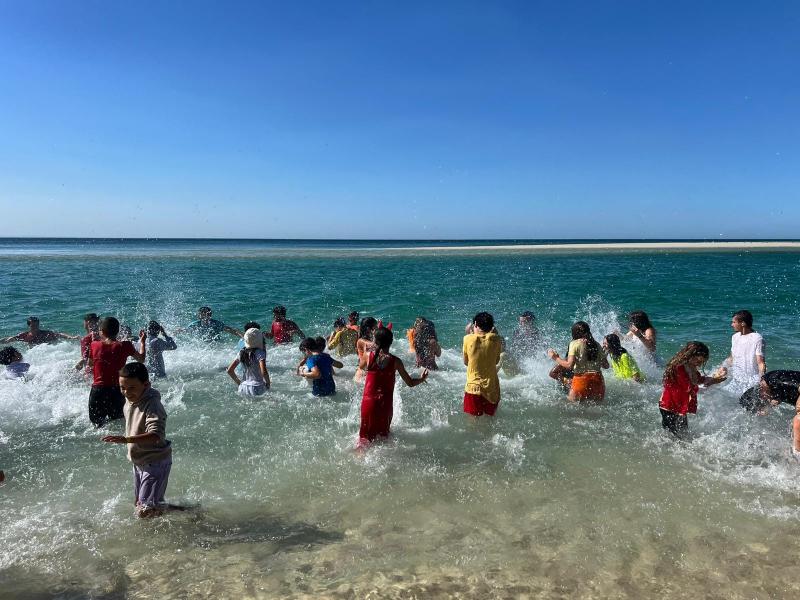 Passeio até à praia da Figueirinhado 2°Turno -  Colónia de Férias "Animar Cacém e São Marcos".