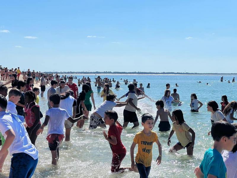  Passeio até à praia da Figueirinha - 1°Turno | Colónia de Férias "Animar Cacém e São Marcos"