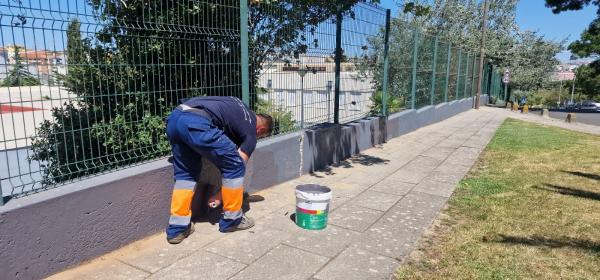 Continuamos o "combate" contra o vandalismo do espaço público