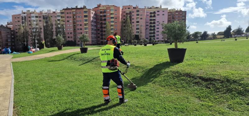 Ação de formação na área de manobradores de máquinas de corte.