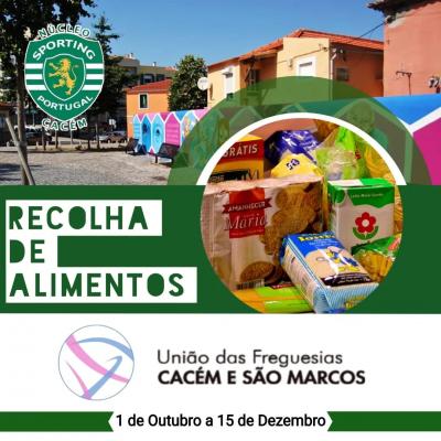 Campanha solidária de recolha de bens alimentares  -  Núcleo Sportinguista do Cacém