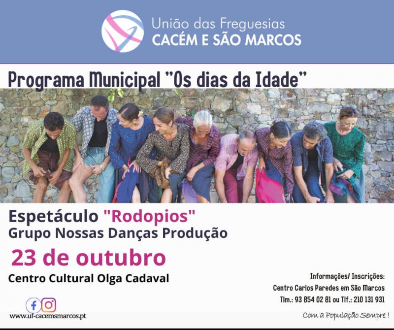 Programa Municipal "Os Dias da Idade" -  Ciclo da Música e Dança | Espetáculo "Rodopios"