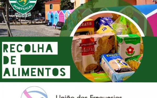 Campanha solidária de recolha de bens alimentares  -  Núcleo Sportinguista do Cacém