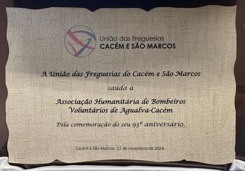 Comemorações Oficias do 93º anos dos Bombeiros Voluntários de Agualva - Cacém