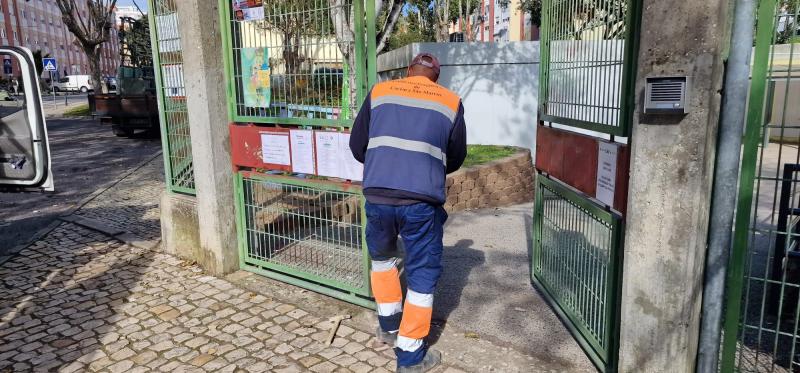 Intervenções | Manutenção de Escolas - Escola EB1 Ribeiro de Carvalho no Cacém