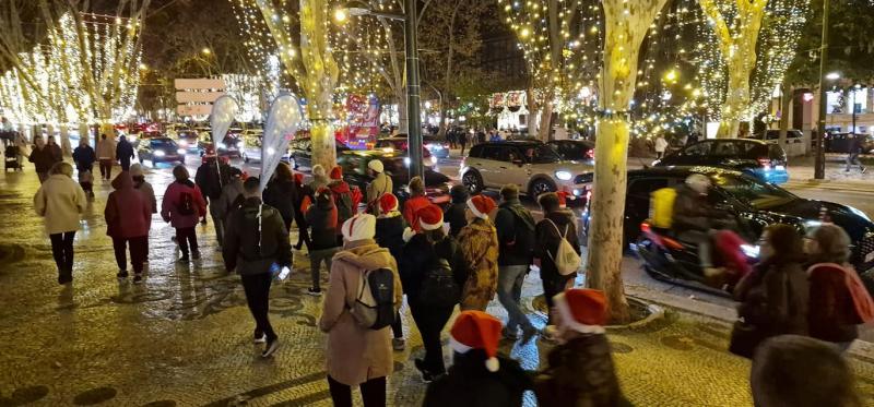 Caminhada Noturna  - Luzes de Natal em Lisboa