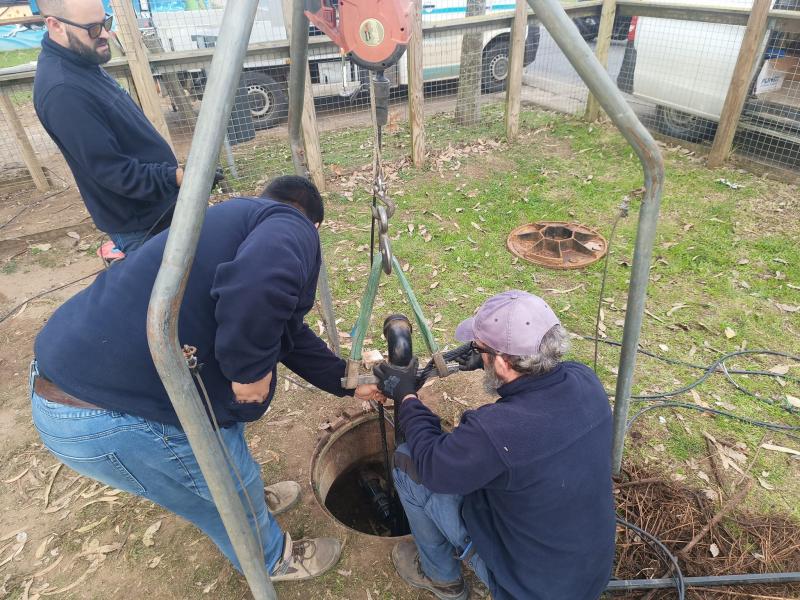 Reparação de Bomba de Água no EcoÁgua de São Marcos.