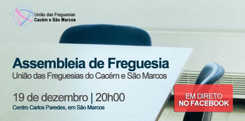 EDITAL n.º 05/2024 - Sessão Ordinária da Assembleia de Freguesia da União das Freguesias do Cacém e São Marcos