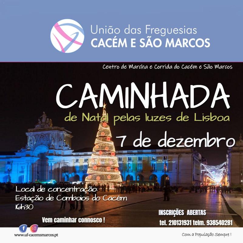 Caminhada iluminações de natal -  Lisboa