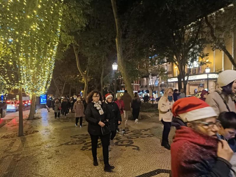 Caminhada Noturna  - Luzes de Natal em Lisboa