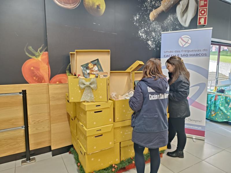 Ação Social - Entrega de Cabazes de Alimentos