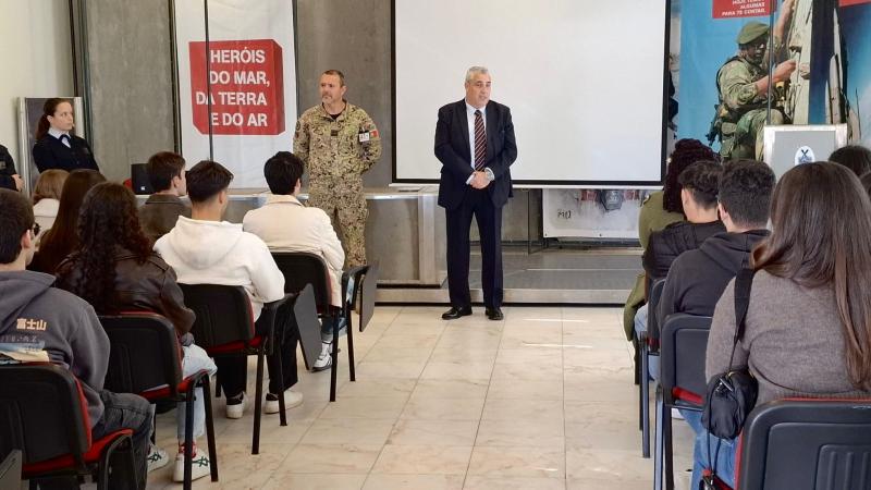  Jovens da freguesia no Dia de Defesa Nacional.