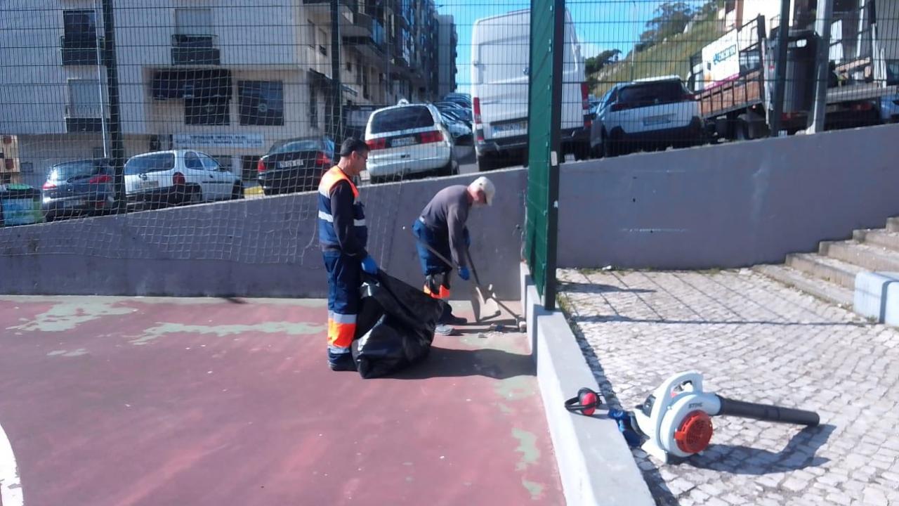 Polidesportivos - Limpeza e manutenção