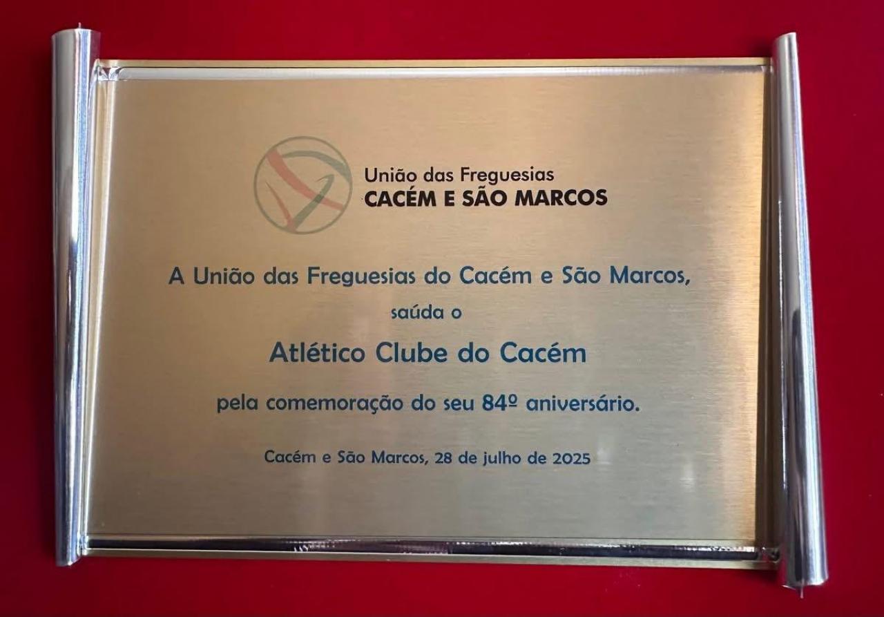 Parabéns, Atlético Clube do Cacém!