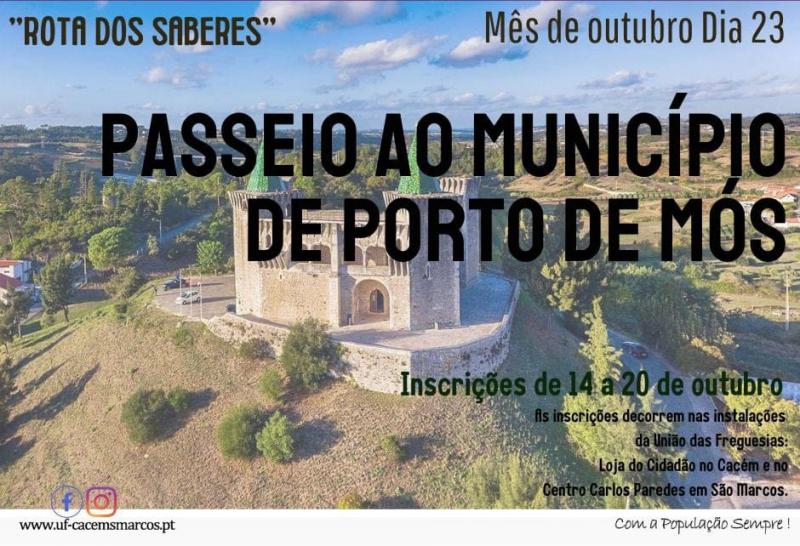 Inscrições - Passeio Sénior "Rota dos Saberes" ao Município de Porto de Mós
