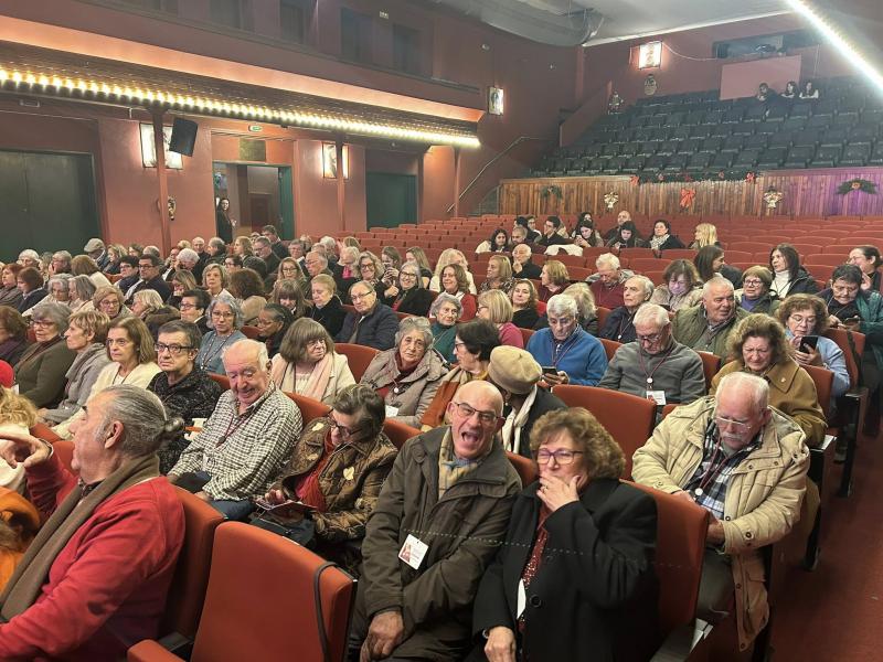 Hoje fomos ao teatro!