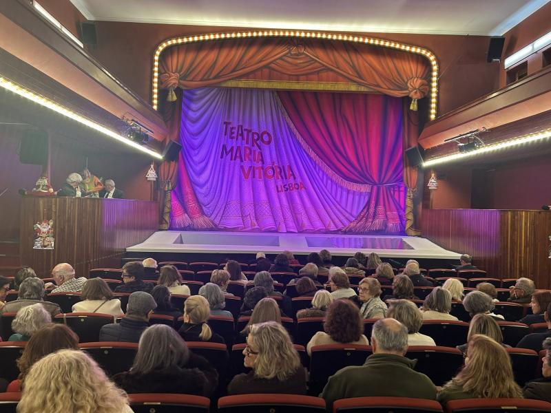 Hoje fomos ao teatro!