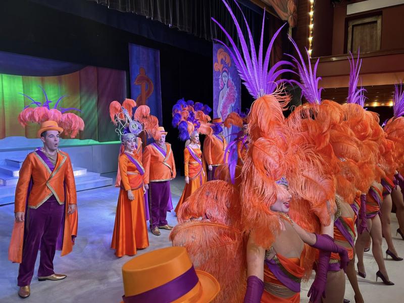 Hoje fomos ao teatro!