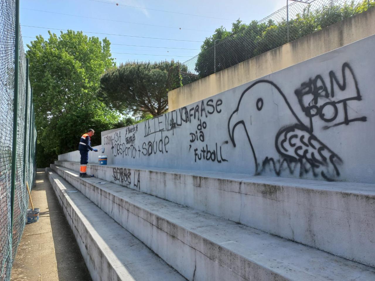 União das Freguesias reforça combate ao vandalismo no Recinto Desportivo do Casal do Cotão União das Freguesias reforça combate ao vandalismo no Recinto Desportivo do Casal do Cotão