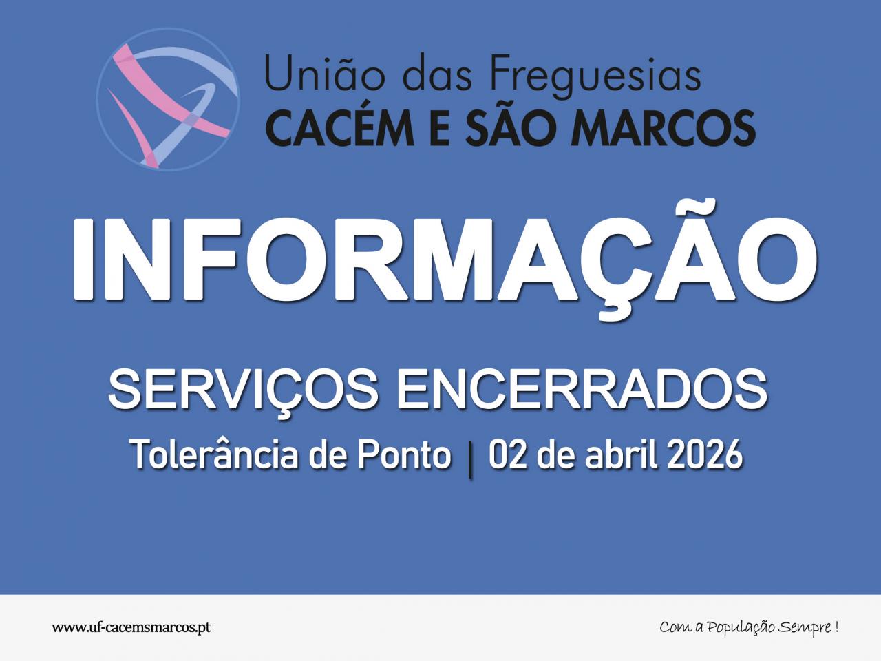 Tolerância de ponto - 2 de abril 