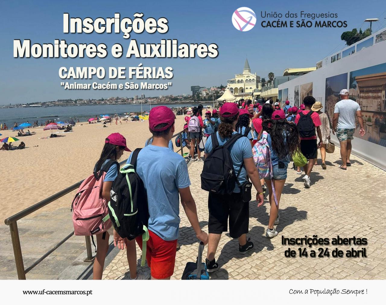 Recrutamento de Verão - Campo de Férias "Animar Cacém e São Marcos"