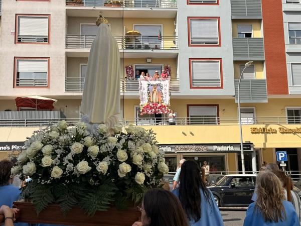 Inside bowling club