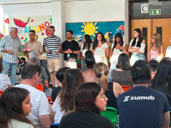 Inside bowling club