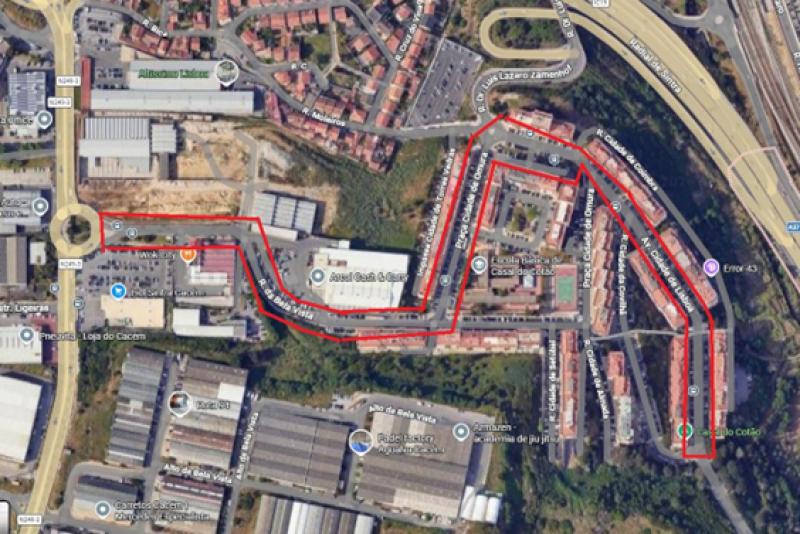 Obras de requalificação e pavimentação - Casal do Cotão Obras de requalificação e pavimentação - Casal do Cotão