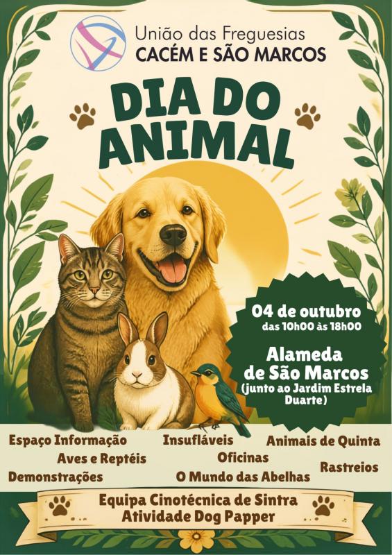 Dia do Animal com atividades para toda a família Dia do Animal com atividades para toda a família