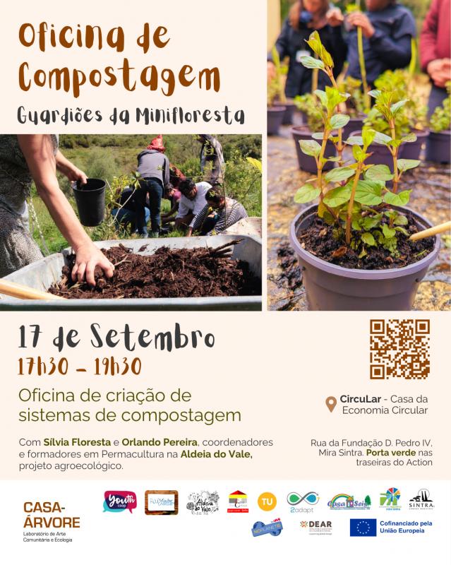 Oficina de Compostagem - Guardiões Miniflorestas Casa - Árvore Oficina de Compostagem - Guardiões Miniflorestas Casa - Árvore