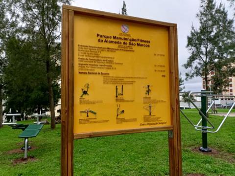 Parque de Fitness ao ar livre - Alameda de São Marcos
